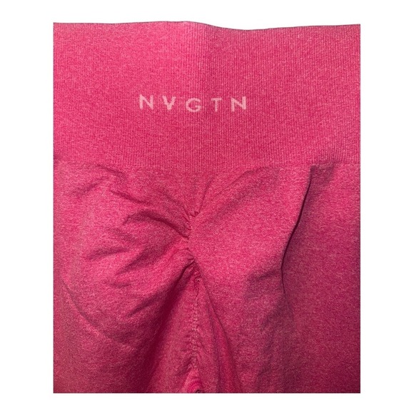 NVGTN Pink Curve Seamless Leggings, Large - Picture 4 of 9